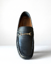 HAND MADE LEATHER CRAFTED LOAFERS | BLACK - BUCKLE