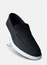 ITALIAN STYLE LOAFER HAND MADE SOFT SOLE - BLACK