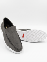 ITALIAN STYLE LOAFER HAND MADE SOFT SOLE - GRAY