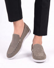 ITALIAN STYLE LOAFER HAND MADE SOFT SOLE - GRAY